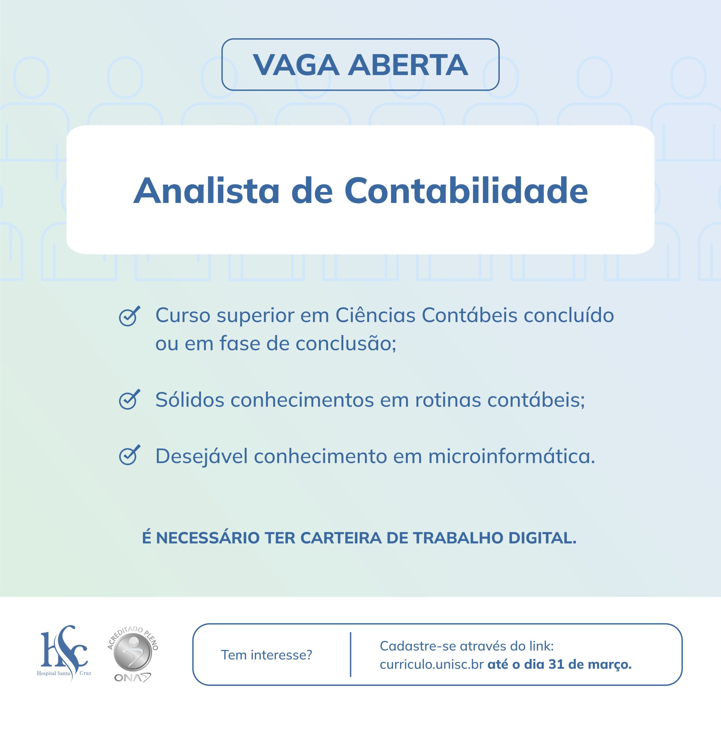 ANALISTA DE CONTABILIDADE