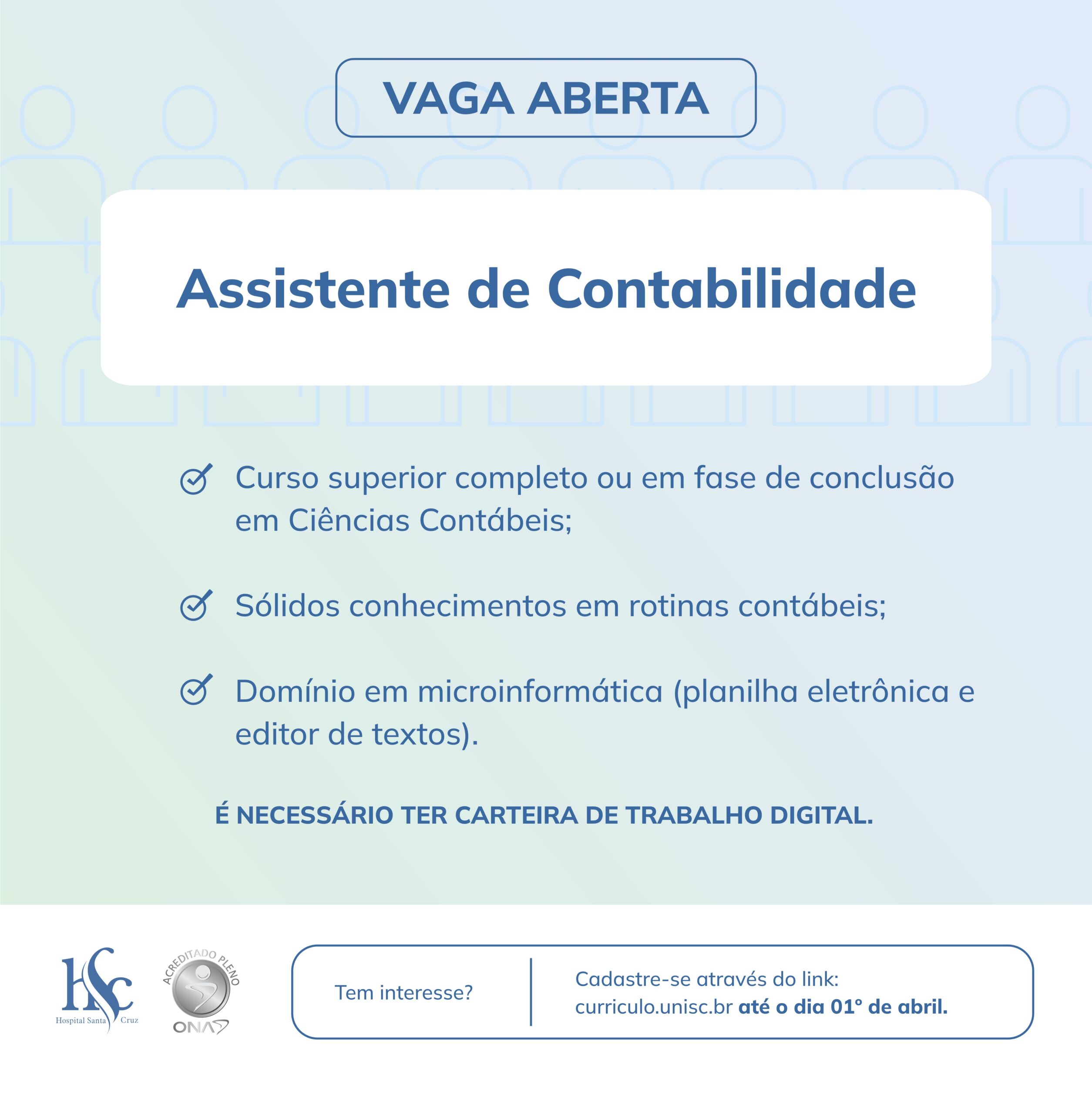 ASSISTENTE DE CONTABILIDADE